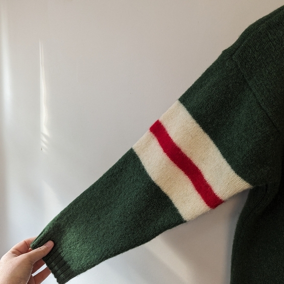 Vintage 90s Disney Mickey Mouse Wool Quarter Zip Pullover Sweater - Picture 13 of 13